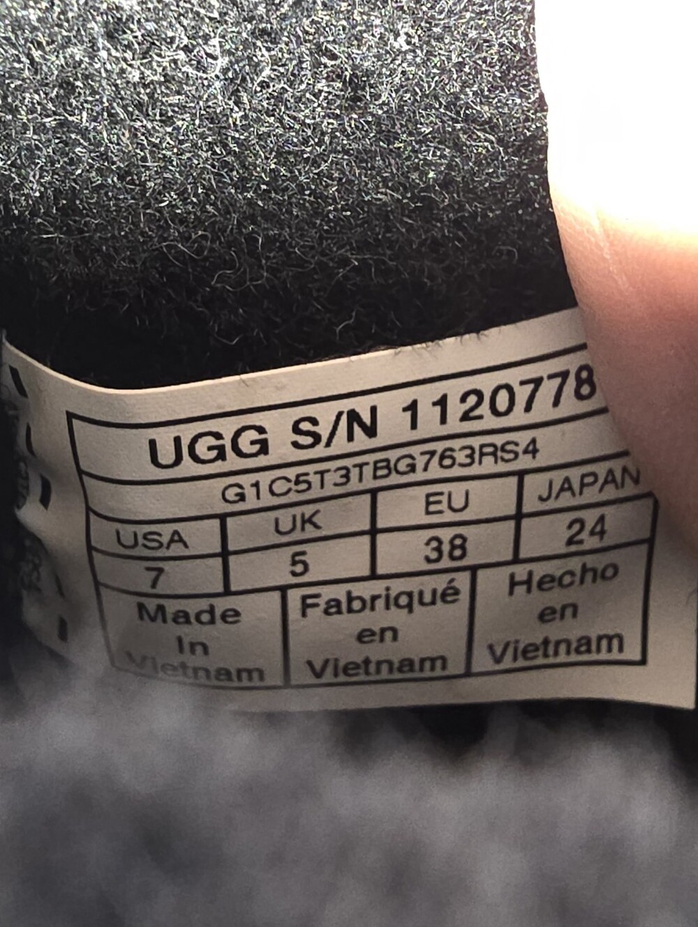 New- UGG Women's 7 Classic Clear Marble Waterproof Ankle Boots Rain ( No Box ) - Picture 7 of 7